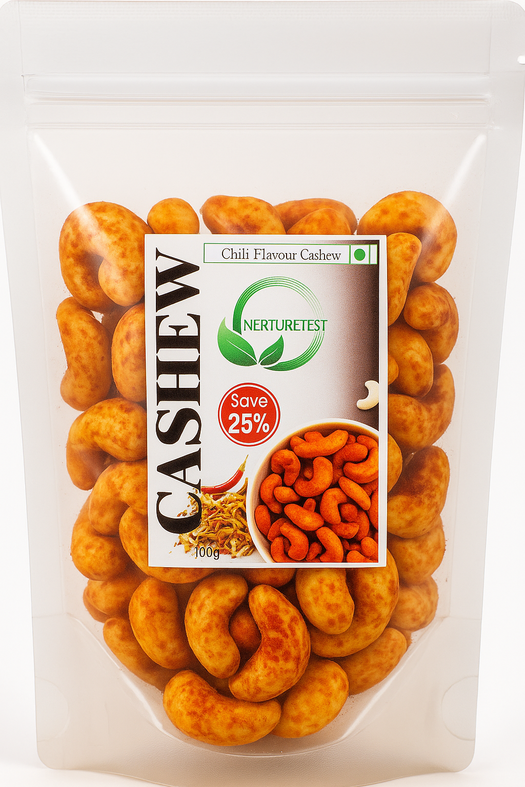 Royal Spicy Cashew - Chili Flavor ( 100 g )